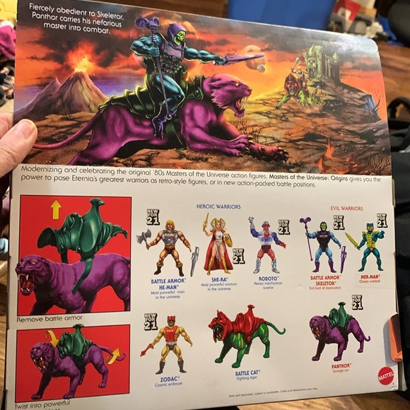 New in Box Masters of the Universe Panthor Savage Cat* - Picture 5 of 7